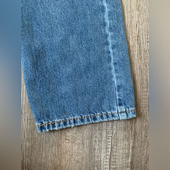 Levi’s 502 Denim Jeans men’s Jeans Straight Leg Distressed Ripped Blue Size 30 - Picture 8 of 10